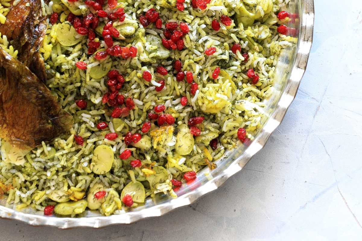 طرز تهیه شوید باقالی پلو
